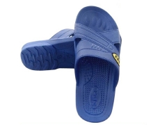 Anti-static SPU blue cross slippers