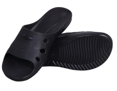 Anti-static SPU black slippers